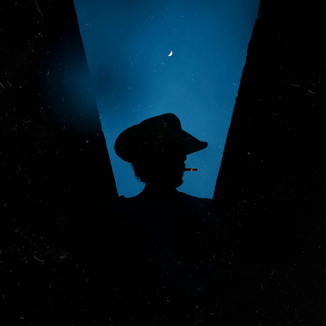 night detective silhouette